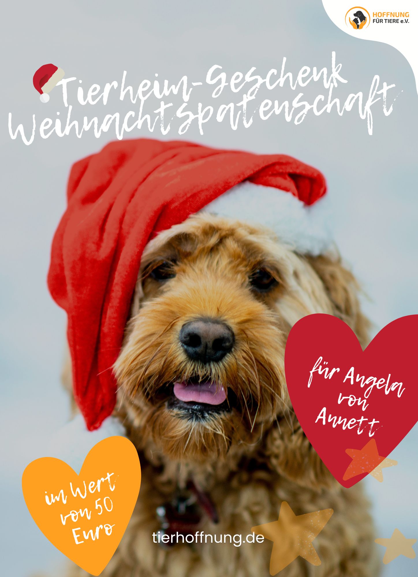 Weihnachtspatenschaft Tierhoffnung